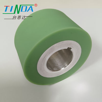 Temperature Resistant Round Cylindrical Rubber Feed Wheels Sewing Rollers For Paper Making Machine