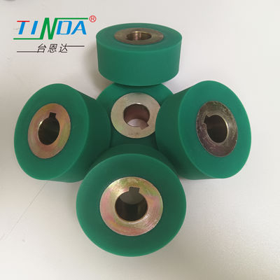 High Durability Rubberized Feed Rollers Customized For Various Hot Air Seam Seal Machine