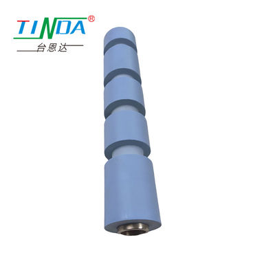 Customized High Pressure Cylindrical Industrial Rubber Roller with Grooved Design