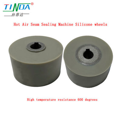 High Heat-resistant 350 Celsius Grey Silicone Wheels For NAWON Sewing Hot Air Seam Sealing Machine