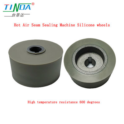 High Heat-resistant 350 Celsius Grey Silicone Wheels For NAWON Sewing Hot Air Seam Sealing Machine