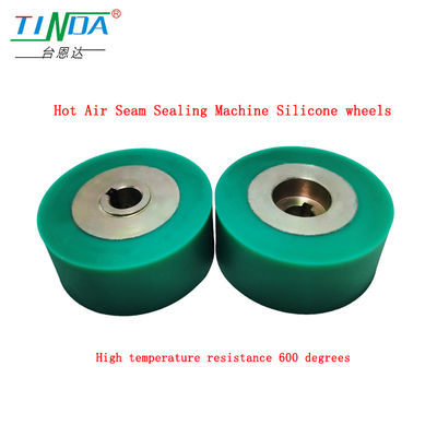 Customized High Heat-Resistant 350 Grey Silicone Wheels for YF 301 H H Sewing Hot Air Seam Sealing Machine