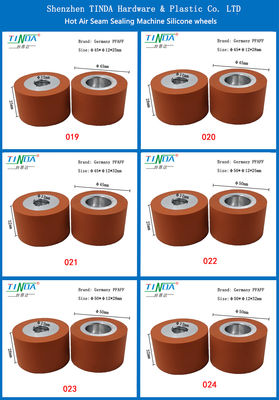 High Temperature Resistance Rubber Feed Rollers for Pfaff Hot Air Temperature Up to 750 Celsius Pressure Resistance High