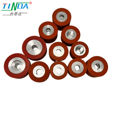 High Pressure Resistance Customized Cylindrical Rubber Feed Rollers for Industrial Machinery Applications