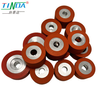 High Wear Resistance Rubberized Feed Rollers Tolerance Up To 0.02mm for Long-lasting Performance