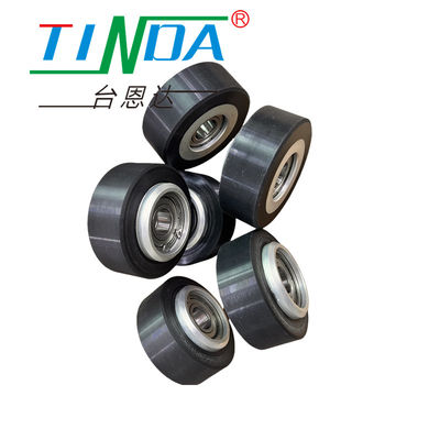 Customized Rubber Roller Wheel The Ultimate Solution for Heavy Duty Forklift Truck Logistics