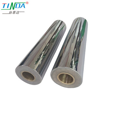 Super Mirrored Chrome Steel Industrial Metal Roller Cylindrical Design Built for Aerospace Industry and Metal Conveyance