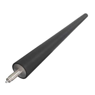 Cylindrical anti static rubber roller featuring low noise suitable for in flexible packaging and paper converting equipment