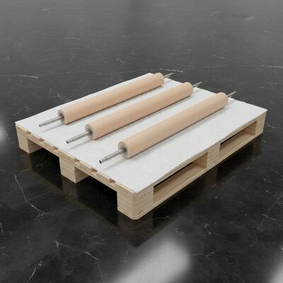 Silicone Oil-Free Modified Silicone Roller Perfect For LCD Panel Production Line.