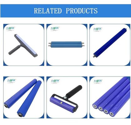 Sticky Silicone Roller Ideal For  Film Lamination FPC Cleaning