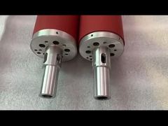 Industrial Grade Heating Rubber Coated Steel Rollers Rubber Roller OEM